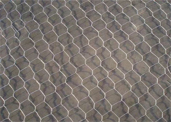 Pvc met lange levensuur bedekte Hexagonale Draad Mesh Hot Dip Galvanized 80*100mm met een laag