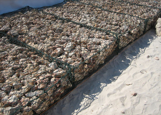 Hexagonaal de Draadnetwerk 2m van Kooigabion de Manden van Gabion van het Breedteroestvrije staal