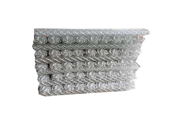 Zink Met een laag bedekte Cycloon Mesh Fencing 60*60mm Pvc Met een laag bedekt Diamond Mesh