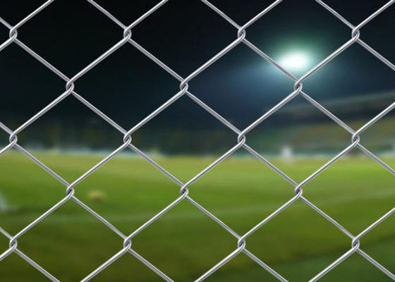 Zink Met een laag bedekte Cycloon Mesh Fencing 60*60mm Pvc Met een laag bedekt Diamond Mesh