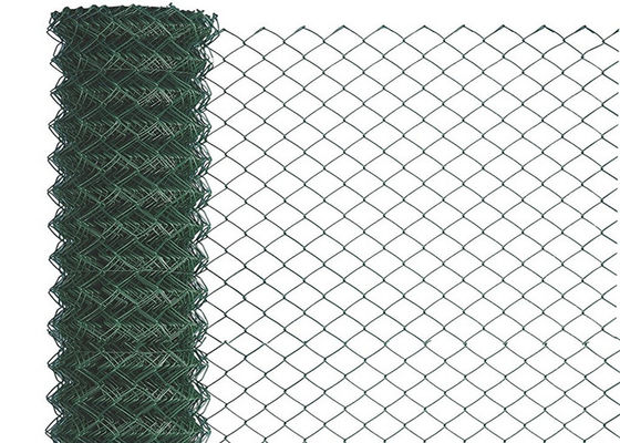 De Legering van het zinkaluminium Diamond Chain Link Fence Roll 50x50mm 4ft