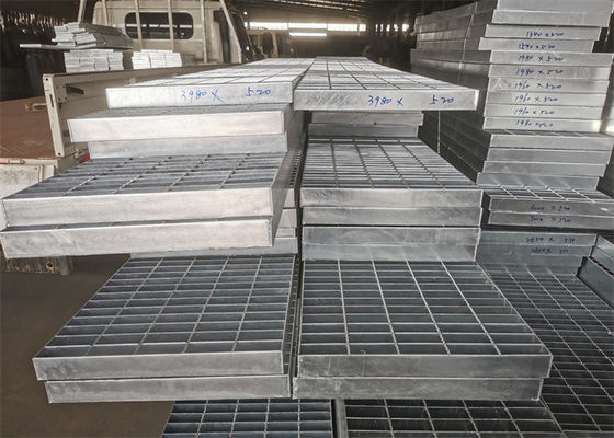 Antislipplatform Gelaste Staalbar die 1000x6000mm Corrosiebescherming raspen