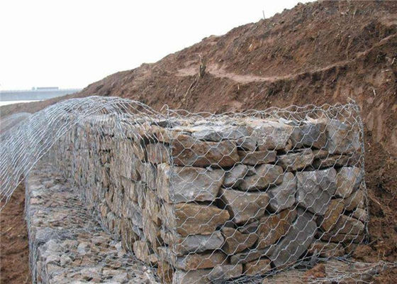Van de Behandelingsgabion van de rivierdia de Muurdraad Mesh Zinc Aluminum Alloy 80mm*100mm