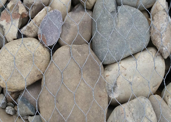 Draad Mesh For Rock Walls van hete Onderdompelings de Gegalvaniseerde pvc Met een laag bedekte Gabion
