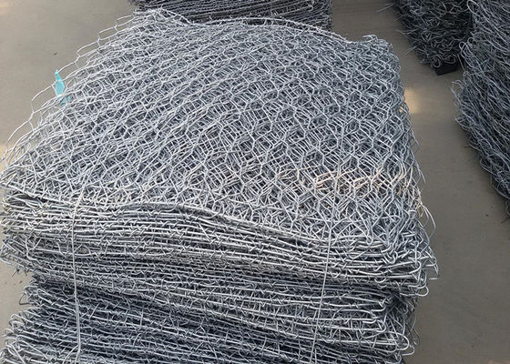 Van de Behandelingsgabion van de rivierdia de Muurdraad Mesh Zinc Aluminum Alloy 80mm*100mm