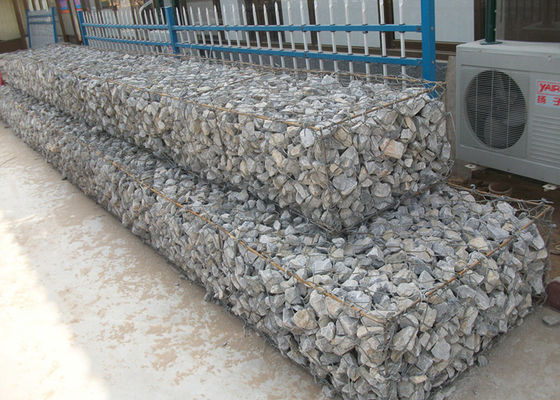 2.7mm maken waterdicht	Gegalvaniseerde Gabion-Draad Mesh For Gabion Baskets