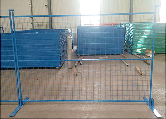 Pvc bedekte Tijdelijke Omheining Panels 5.0mm Thermisch behandelde Draad met een laagDiameter