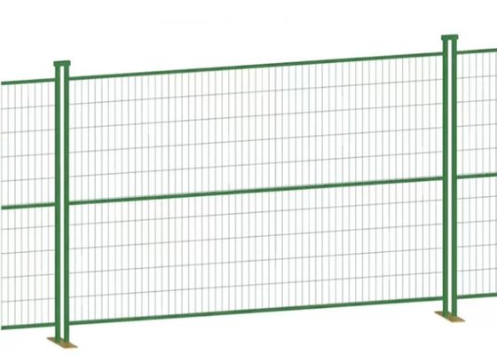 Het zink plateerde Tijdelijke Omheining Panels 3m Breedte Anticorrosieve Keten Verbindingsomheining