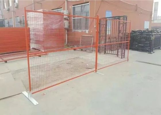 3.5mm Draad Dia Moveable Fence Panels Heat behandelde het Tijdelijke Metaal Schermen