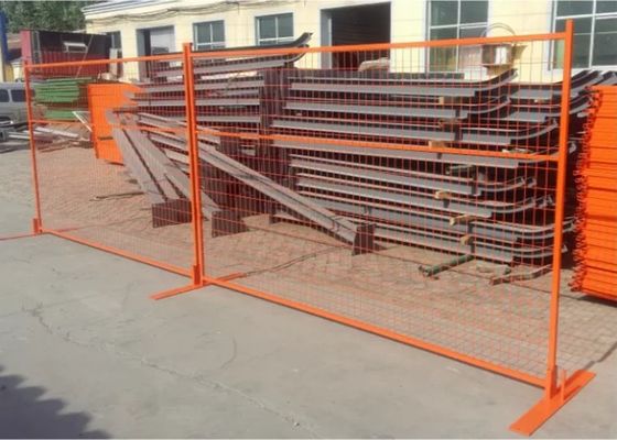 Het gegalvaniseerde Poeder bedekte Tijdelijke Omheining Panels 300mm Aangepaste met een laag Kleur