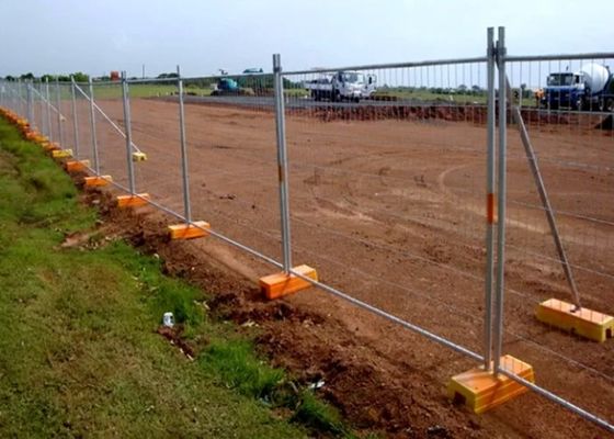 2100X2400mm Bouw Tijdelijke Omheining Panels Galvanized Standard