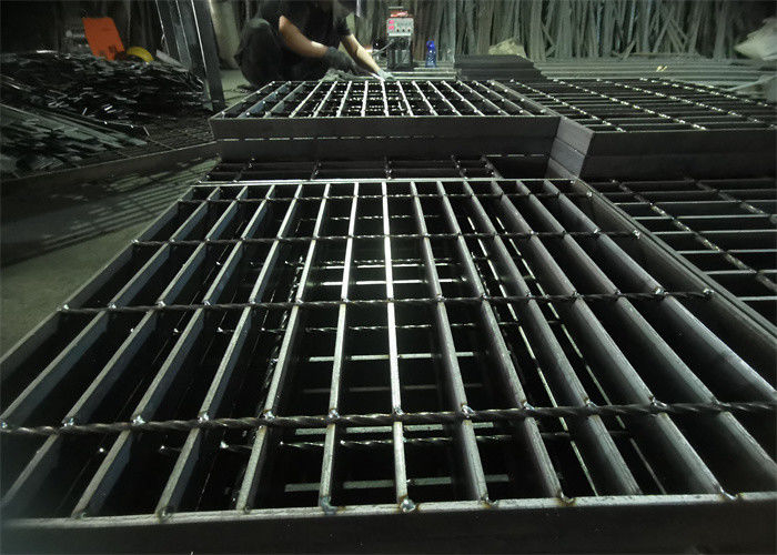 Het Staalgrating van het workshopplatform Plaat 8mm dik Steunbalkbewijs het Elektro Galvaniseren