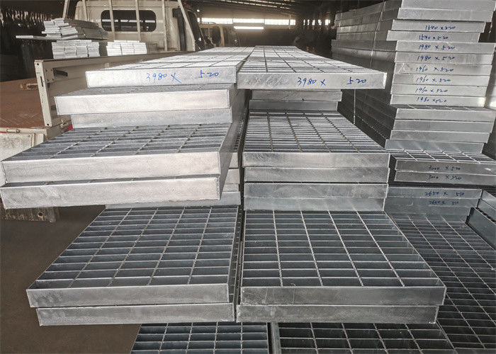 Antislipplatform Gelaste Staalbar die 1000x6000mm Corrosiebescherming raspen